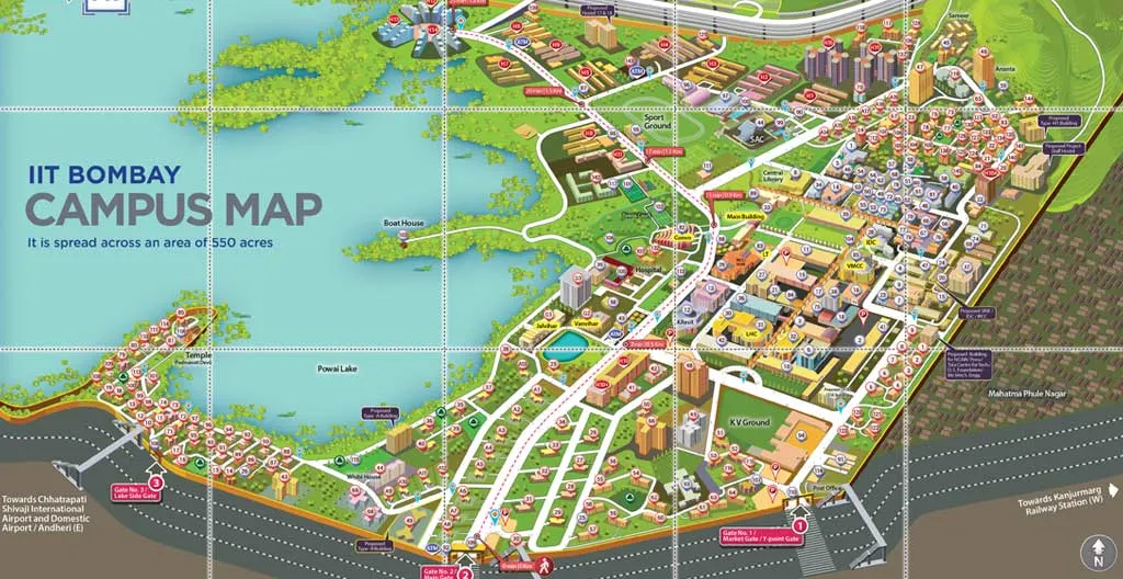 Map to IIT Bombay - click to open in Google Maps